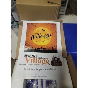Innodept12 Halloween Collectible‎ Spooky Village House, Witch's Stall Shop